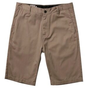 Volcom Men's Size 38 VMONTY Khaki Corpo Class Shorts Modern Fit 11" Inseam